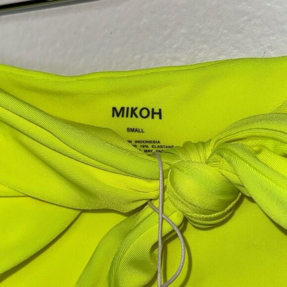 MIKOH Lana One Piece Swimsuit Yellow Size Small - Picture 5 of 8